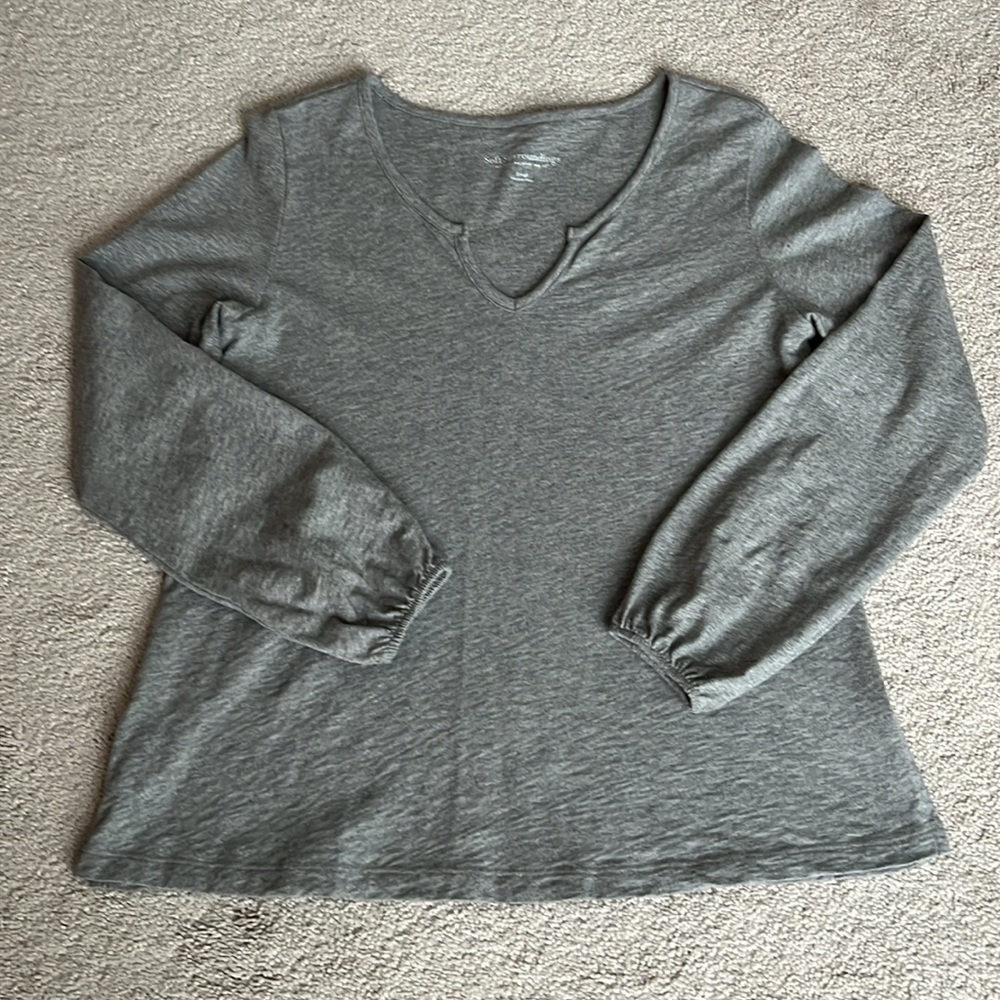 NWOT Soft Surroundings Cotton Jersey Shirt. Size Small